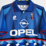 1995-1996 ACM Away Blue Retro Soccer Jersey
