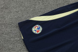 24-25 Club America Dark Blue Tank top and shorts suit