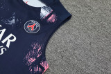 24-25 PSG Dark blue Tank top and shorts suit