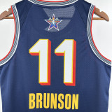 25-26 ALL-STAR BRUNSON #11 Royal blue Top Quality Hot Pressing NBA Jersey