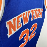 KNICKS TOWNS #32 Blue Top Quality Hot Pressing NBA Jersey
