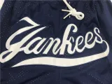 MLB Dark blue City Edition Top Quality NBA Pocket Pants #洋基队