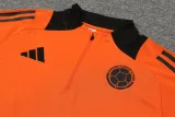 24-25 Colombia Orange Half Pull Tracksuit (半拉链)