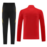 2024 AD Red Half Pull Tracksuit #AB08 (半拉链)