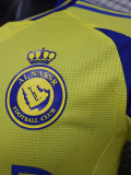 24-25 AL-Nassr Home Long Sleeve Player Version Soccer Jersey (长袖球员)
