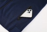 24-25 PSG Royal blue Hoodie Jacket Tracksuit #01