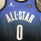 2023 ALL STAR HALIBURTON #0 Blue Top Quality Hot Pressing NBA Jersey (全明星)