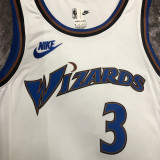 22-23 Wizards BEAL #3 White Top Quality Hot Pressing NBA Jersey (Retro Logo)