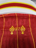 24-25 LIV Home Long Sleeve Player Version Soccer Jersey (长袖球员)