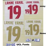 24-25 BAR Away Long Sleeve Soccer Jersey (长袖)*新广告