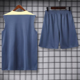 24-25 Club America Light gray Tank top and shorts suit