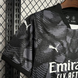 24-25 ACM Black GoalKeeper Fans Soccer Jersey