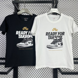T129 Jordan White High Quality Casual T-Shirt