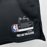23-24 Trail Blazers SIMMONS #1 Black City Edition Top Quality Hot Pressing NBA Jersey
