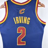 2011-2012 Cleveland Cavaliers IRVING #2 Royal blue Retro Top Quality Hot Pressing NBA Jersey