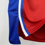22-23 76ERS GEORGE #8 Red Top Quality Hot Pressing NBA Jersey (Trapeze Edition) 飞人版