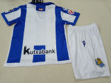 24-25 Real Sociedad Home Kids Soccer Jersey