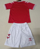 24-25 Denmark Home Kids Soccer Jersey