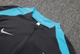 24-25 TOT Dark gray Half Pull Tracksuit (半拉链)
