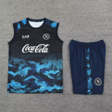 24-25 Napoli Black Blue Tank top and shorts suit