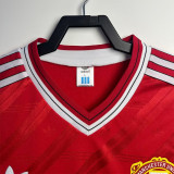 1986-1988 Man Utd Home Retro Soccer Jersey