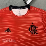 2018-2019 Flamengo Red Retro Soccer Jersey