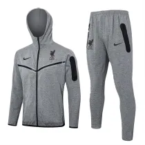 24-25 LIV Grey Hoodie Jacket Tracksuit #F571(黑标)