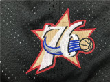 76ERS Black City Edition Top Quality NBA Pocket Pants #76人队