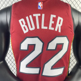 22-23 HEAT BUTLER #22 Red Top Quality Hot Pressing NBA Jersey (Trapeze Edition) 飞人版