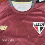 25-26 Sao Paulo Brown Red Training shirts