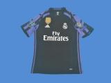 2016-2017 RMA Away Black Retro Soccer Jersey
