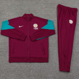 24-25 PSG Dark red Jacket Tracksuit