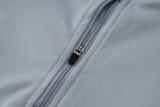 2025 AD Grey Half Pull Tracksuit (半拉链)