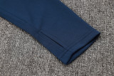 2024 JOM Royal blue Half Pull Tracksuit #2492(半拉链)