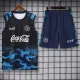 24-25 Napoli Black Blue Tank top and shorts suit