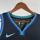 22-23 Dallas Mavericks IRVING #11 Blue Black Top Quality Hot Pressing NBA Jersey