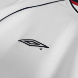 2002 England Home Retro Long Sleeve Soccer Jersey (长袖)