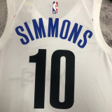 22-23 NETS SIMMONS #10 White City Edition Top Quality Hot Pressing NBA Jersey