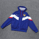 24-25 France Blue Windbreaker (High Quality)球员