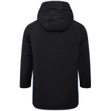 24-25 Cruzeiro Black Hooded Windbreaker Fabric Cotton Coat #G215