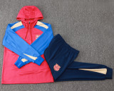 24-25 BAR Red Hoodie Half Pull Tracksuit #F555半拉连帽