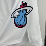 23-24 HEAT White South Coast Top Quality NBA Pants