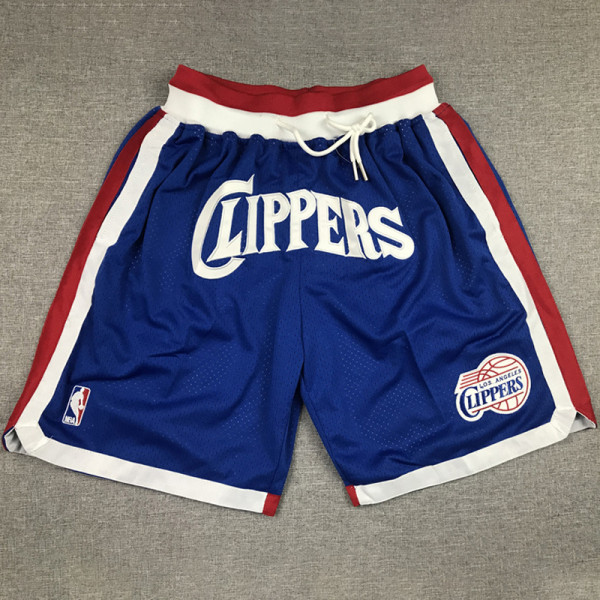 CLIPPERS Blue City Edition Top Quality NBA Pocket Pants #快船队