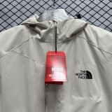 2024 TNF Velvet Thickened warm Beige Outdoor Jackets #F3 加绒冲锋衣