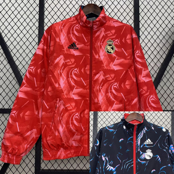 24-25 RMA Red & Black Double Sided Windbreaker (双面风衣)