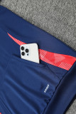 24-25 Man Utd Royal blue Hoodie Tracksuit (卫衣套装)