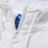 23-24 Man Utd White Windbreaker (High Quality)球员