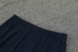 24-25 France Light blue Kids Half Pull Tracksuit (童装)(半拉链)