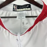 24-25 WARRIORS White Retro Top Quality NBA Pants