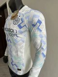 25-26 INT White Special Edition Long Sleeve Player Version Soccer Jersey (长袖球员)